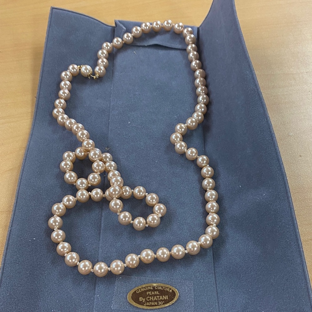 Chatani Japan cultured Pearl Necklace - Elegant Cream Jewelry